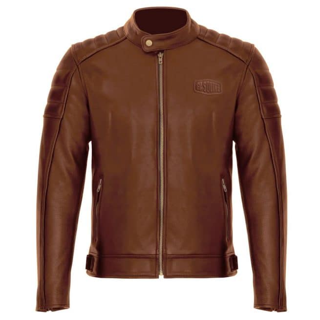 Blouson Cuir Homme GT TROPHY - Taille XXL  - Cognac