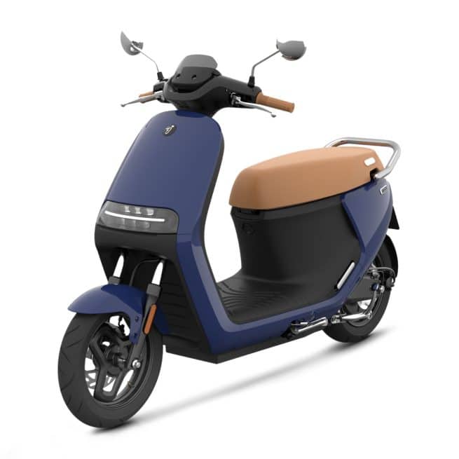 Segway Ninebot E125S E125S atlantic blue trois quart face gauche