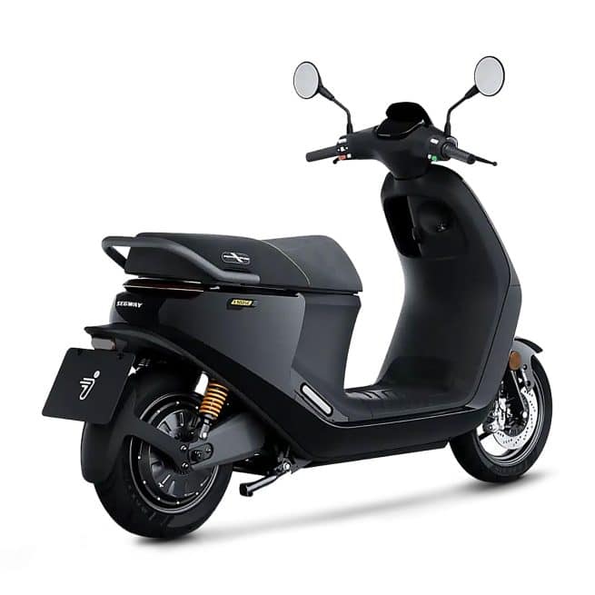Segway E300SE noir trois quart arrière droit