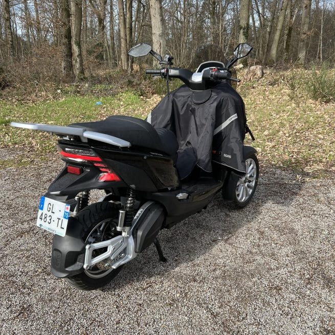 Rider 3RS+ Noir Brillant occasion 293 km trois quart arrière droit