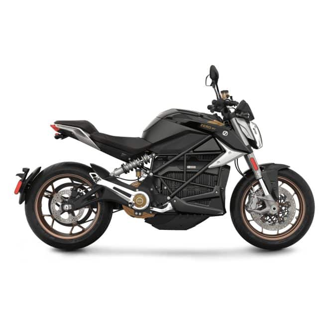 Zero Motorcycles Zero SR/F Jet Black Gold côté droit