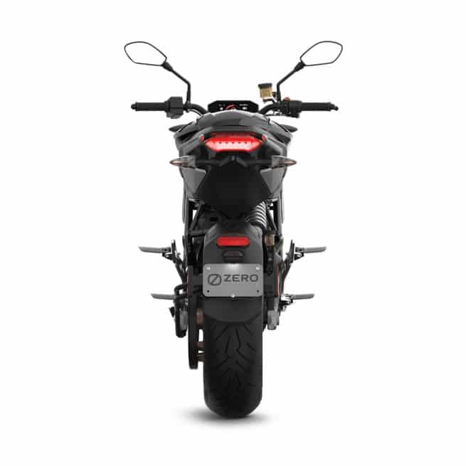 Zero Motorcycles Zero SR/F Jet Black Gold vue arrière