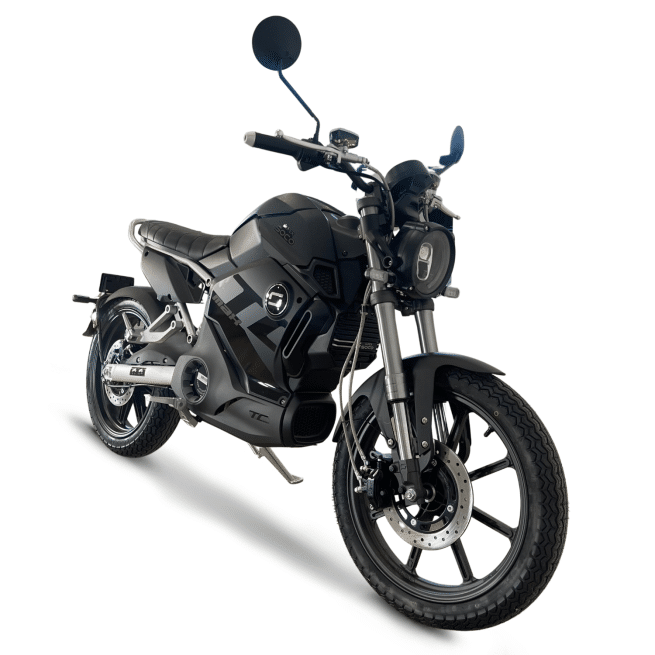 SUPER SOCO TC MAX FULL BLACK AVANT DROIT