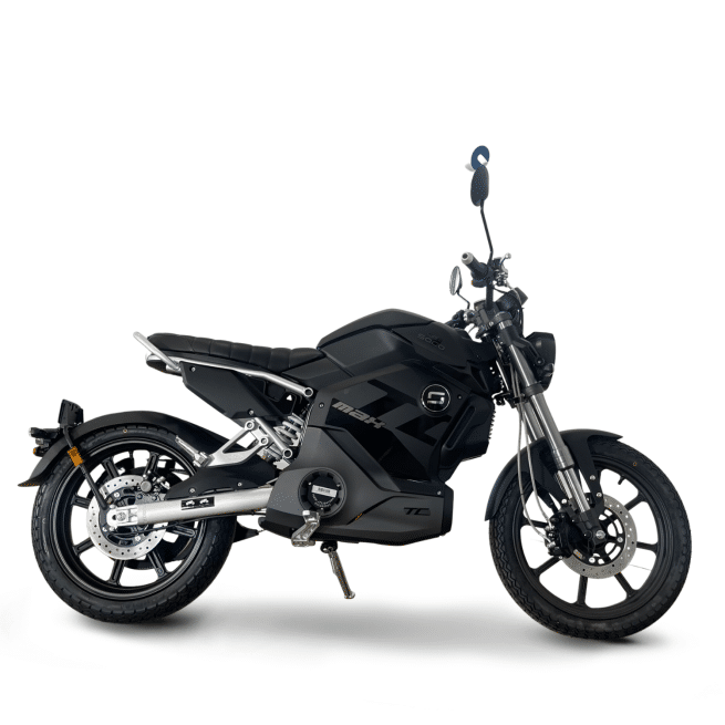 SUPER SOCO TC MAX FULL BLACK COTE DROIT