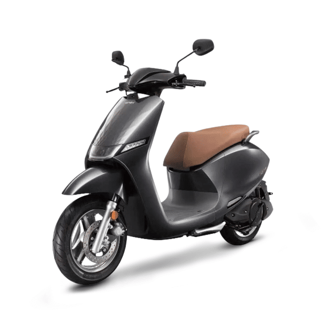 kymco i-one avant gauche gris