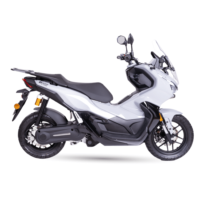 Bolide E-trail gris nardo face droite